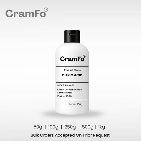 Citric Acid โ pH Adjuster & Mild Exfoliating Agent
